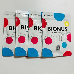 ビオナス　乳酸菌　サプリメント　３０日分 x4袋