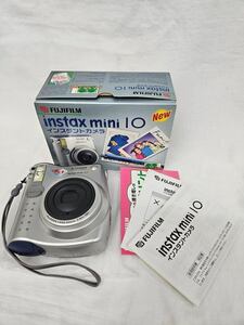 フジフィルム FUJIFILM instax mini lO インスタントカメラ 【動作未確認・中古品】GIW42048