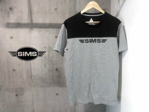 SIMS シムス ロゴプリント フットボール 半袖 Ｔシャツ LL/フットボールシャツ XL/SIM12S-06T/メンズ/スケートボード スノーボード