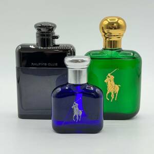 ほぼ未使用☆3点まとめて RALPH’S CLUB ラルフズ クラブ EDP 100ml RALPH LAUREN POLO ラルフローレン ポロ 118ml 他 香水 フレグランス 