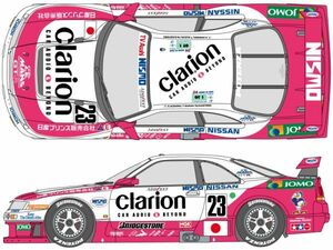 [SHUNKO公式]1/24デカール「クラリオンGT-R LM 1995」