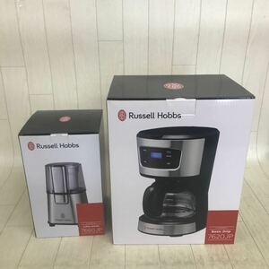 B2038 未使用品 2点 まとめ コーヒーメーカー コーヒーグラインダー 7660JP Russell Hobbs ラッセルホブス ベーシックドリップ 7620JP