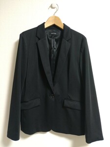 「UNTITLED/アンタイトル」黒色テーラードジャケット・サイズ… 2LT(LL) 日本製