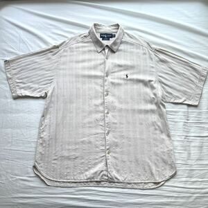 【90s ビンテージ】RALPH LAUREN ラルフローレン 半袖シャツ /アート アニマル 企業 ジャケット スウェット Tシャツ デニム 50s 60s 70s