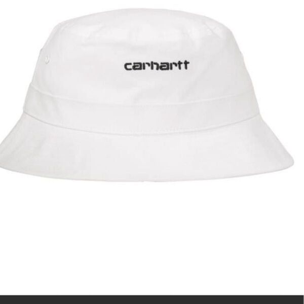 新品Carhartt WIP/カーハートダブリューアイピー ハット SCRIPT BUCKET HAT 白