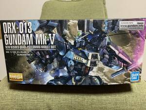 1/100 MG Gundam Mk-V [ Gundam * centimeter flannel ] premium Bandai 