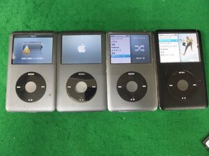 ユ■IP583　♪Apple iPod classic 160GB 4台セット Model No:A1238 ジャンク