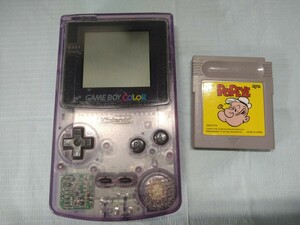 ゲームボーイカラー 任天堂 GAME BOY COLOR Nintendo ゲームボーイ GBC　ポパイ