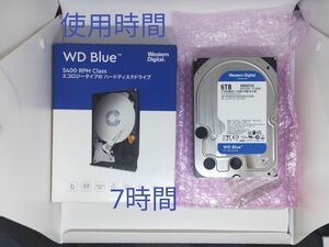 【使用短め】 Western Digital WD60EZAZ 6TB 3.5インチHDD