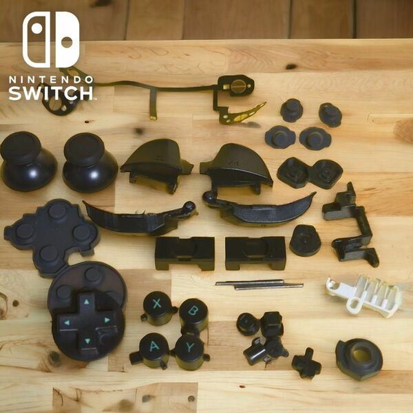 Switch 純正 プロコン用 ゼノブレイド版 ボタン類セット 修理 取替用