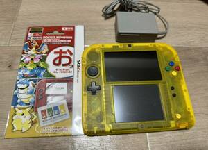 [ limitation version ] Nintendo 2DS body Pocket Monster Pikachu limitation pack Pokemon Nintendo nintendo free shipping 