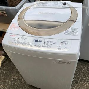 【中古】TOSHIBA 東芝 電気洗濯機 AW-7D2 2015年製