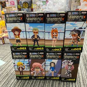 05540 新品未開封　フィギュア [全8種セット]バンプレスト ワールドコレクタブルフィギュア ~ONE PIECE FILM Z~ vol.1　現状品