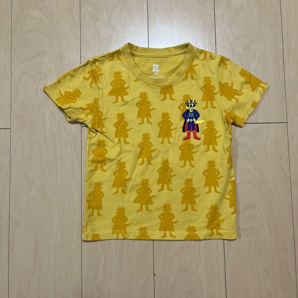 グラニフ かいけつゾロリ 110 Tシャツ 半袖 イエロー