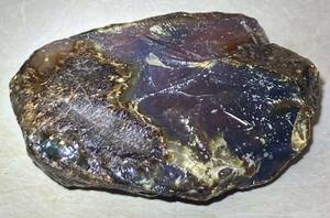  Indonesia sma tiger island production natural blue amber raw ore 52.41g beautiful ^ ^