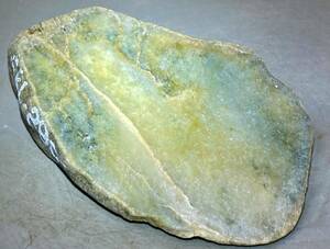  Myanma production natural book@.. raw ore 466g1 surface cut polished [JADEITE]