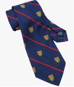 [ as good as new goods ] Polo Ralph Lauren necktie stripe emblem RL22 POLO Ralph Lauren navy stripe 