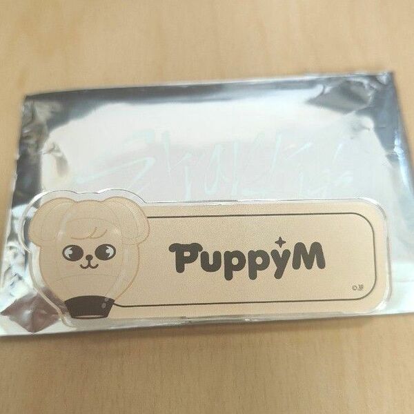 puppy M ネームバッジ 