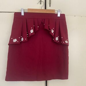 未使用 titty&co スカート 46cm L 可愛い 結婚式 パーティー クリスマス バレンタイン 春秋冬