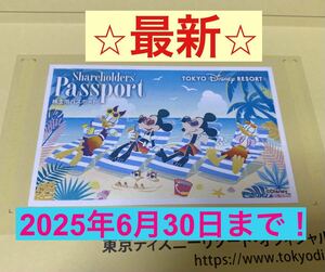 送料無料!! 東京ディズニー リゾート 株主優待 パスポート チケット 1枚　有効期間2025年6月30日まで