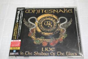 Whitesnake (26) Greatest Hits Live - In The Shadow Of The Blues ★ 2枚組帯付国内盤 ★ 中古品