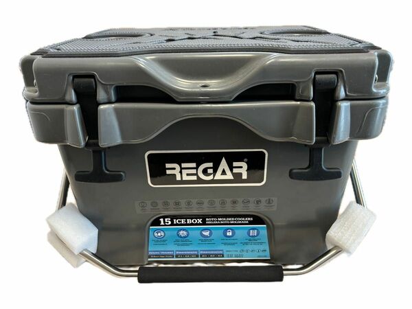 【新品未使用】クーラーボックス REGAR seadek ICE BOX 15L ダークグレー