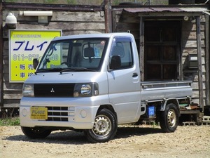【諸費用コミ】:☆北海道・北広島市発☆ 2001 Mitsubishi Minicab Truck Vタイプ 4WD オートマ Egスターター 3方開