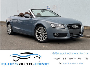【諸費用コミ】:2010 Audi A5Cabriolet 2.0 TFSI クワトロ 4WD Leather seat Navigation Television アルミ