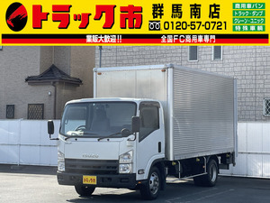 【諸費用コミ】返金保証included&鑑定書included:★群馬Prefecture★truck市★ 2014 Isuzu Elf 3.5t積アルミVan・AT・垂直ゲート