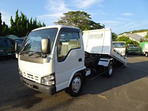 【諸費用コミ】返金保証included:H18Isuzu Elf3tローダーDump truck高床強化三方開(白)(160)(04-12) 現状渡し値引有り!