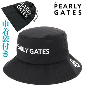 * new goods regular goods most new work model PEARLYGATES/pa- Lee ge rain hat ( thousand bird pattern )(UNISEX) eminent water-repellent . pouch storage bag attaching 