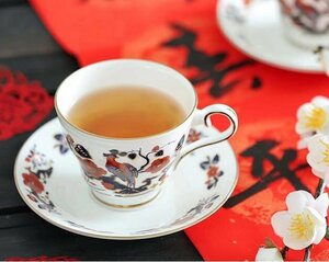 Aynsley エインズレイ　イギリス　洋食器　茶器　ティーカップ＆ソーサー　鳥柄　花柄　お祝い　プレゼント　