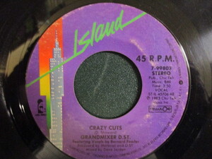 Grandmixer D.ST. ： Crazy Cuts 7'' / 45s ★ HipHop / Old School / オールドスクール ☆ シングル盤 / EP