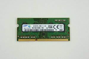 【中古】SAMSUNG PC3-12800S (DDR3-1600) 4GB SO-DIMM 204pin ノートパソコン用メモリ 型番：M471B