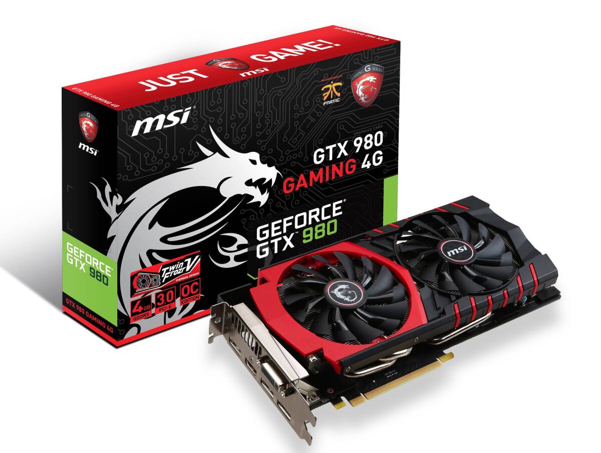 MSI GTX 980 GAMING 4G [PCIExp 4GB] オークション比較 - 価格.com