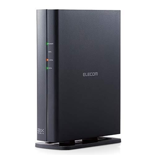 【中古】エレコム WiFi ルーター 無線LAN Wi-Fi6 11ax 1201+574Mbps IPv6(IPoE)対応 DXアンテナ監修内蔵ア