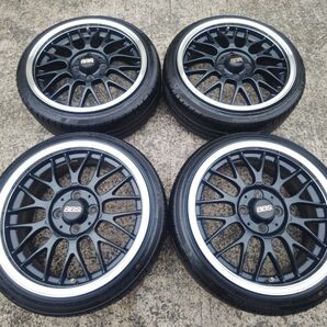 本物!BBS RGF★タントカスタムにバリ山165引張SET!16インチ タントカスタム N-BOXカスタム スペーシア