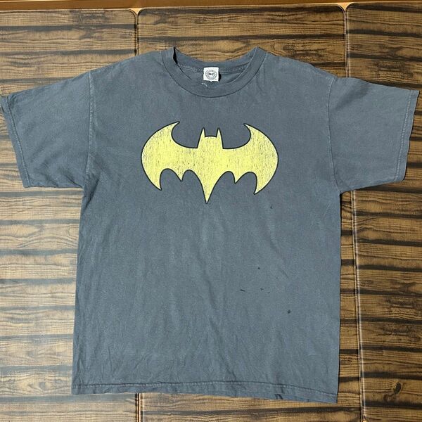 00s DCCOMICS バッドマン ムービーTシャツ 半袖 Tシャツ プリント 半袖Tシャツ グレー