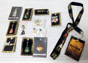 # beautiful goods # Hard Rock CAFE pin badge LIMITED EDITION guitar electric guitar surfing pendant new goods equipped rare rare set sale 