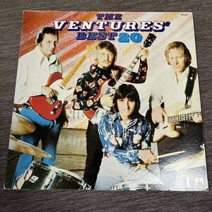 【国内盤】THE VENTURES BEST20 ベンチャーズ ベスト20 / LP レコード / GP501 / ライナー有 / 洋楽ロック /