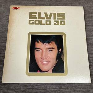 【国内盤】エルヴィスプレスリー ELVIS GOLD 30 ELVIS PRESLEY / 2LP 2枚組レコード / RCA6176 / ライナー有 / 洋楽ロックポップス /