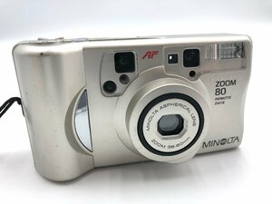 □★116 MINOLTA ミノルタ ZOOM 80 REMOTE DATE ZOOM 38-80mm フィルムカメラ コンパクトカメラ 通電確認済み