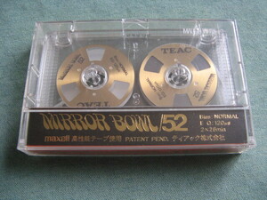 TEAC open reel type cassette tape MIRROR BOWL 52 unopened goods 