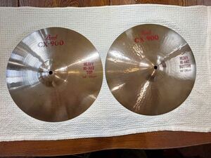 Pearl CX-900 тарелки высокий шляпа верх низ 2 листов heavy hi-hat 14/35cm