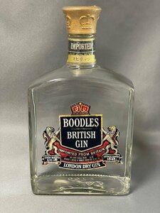  unopened old sake BOODLES BRITISH GINb- dollar z yellowtail tissue Gin 750ml 45%