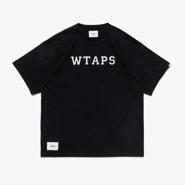 　【新品未使用】 24SS WTAPS ACADEMY SS COTTON COLLEGE BLACK XLサイズ BLACK ダブルタップス Tシャツ wtaps academy 