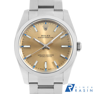ロレックス エアキング 114200 ホワイトグレープ バー ランダム番 中古 メンズ 腕時計