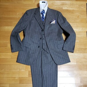  pressure volume. Class feeling *[ Tommy Hilfiger /TOMMY HILFIGER] high class [ fine quality saki Sony woven wool ] three-piece * Britain style ST Grace -tsu(XL rank )