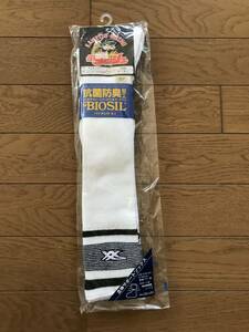 当時物　未使用　デッドストック　アシックス　Asics　ハイソックス　怪傑ムッシュ　品番：TZ424F　サイズ：24-26㎝　　HF2792