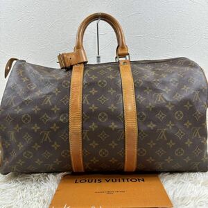 【1円〜】 LOUIS VUITTON ルイヴィトン モノグラム M41428 SA キーポル45 ボストンバッグ